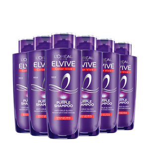 L'Oréal Paris Elvive Color Vive Purple Shampoo – 6 x 200 ml