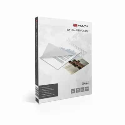 MONOLITH Laminierfolien 80µ hochglänzend DIN A4 100 Stück