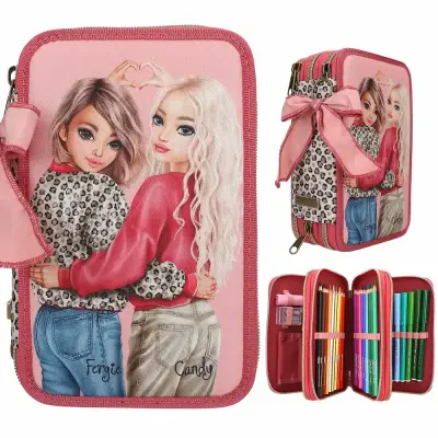 DEPESCHE TOPModel Federtasche 3fach Leoheart