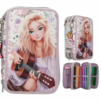 DEPESCHE TOPModel Federtasche 3fach Cowgirl